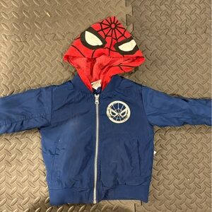 Marvel Blue and Red Superhero Hoodie
